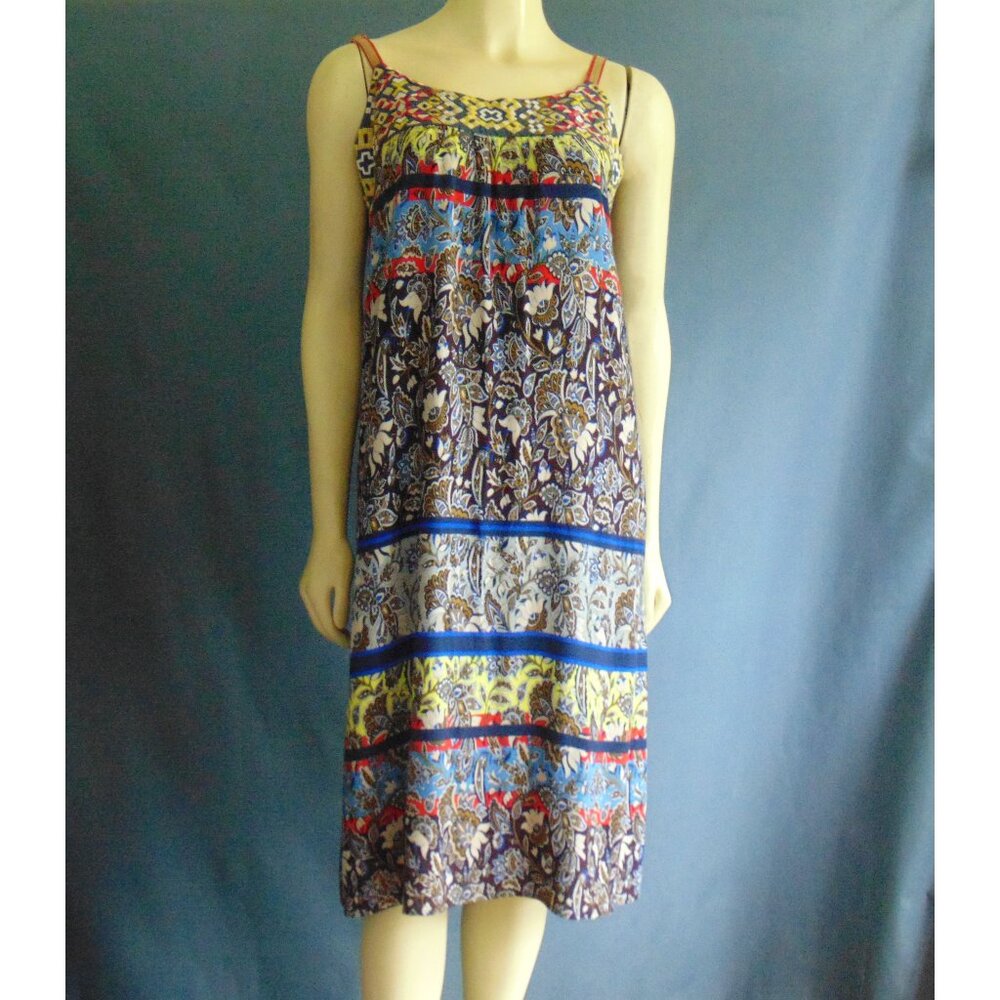 One September Anthropologie Embroidered Cosima Summer Sleeveless Sun Dress Sm - Picture 5 of 12